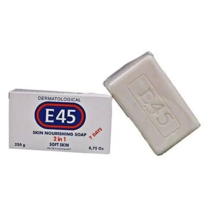 E45 Dermatological Skin Nourishing Soap For Soft Skin, 250g