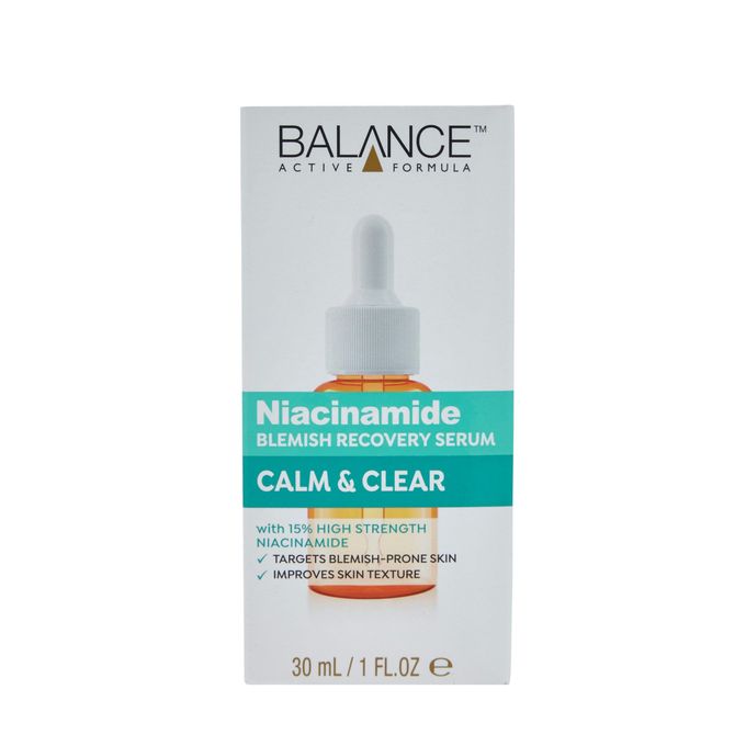 Balance Active Formula Niacinamide 15% Blemish Recovery Serum Calm & Clear 30ml