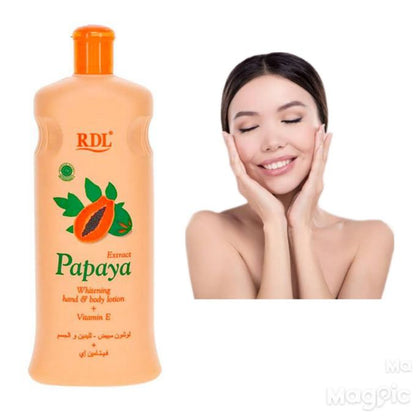 Rdl Papaya Whitening Hand And Body Lotion, 600ml