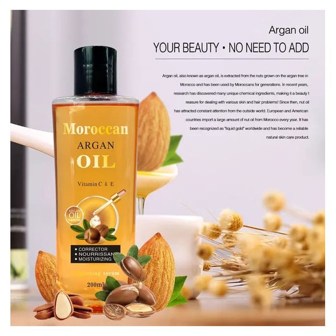 Dr. Meinaeir Moroccan Argan Oil -NATURES SECRET WITH VITAMIN C & E