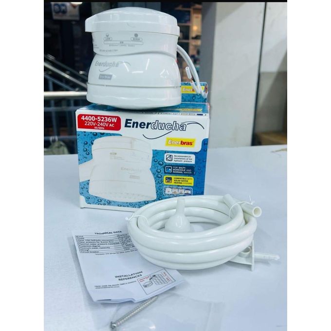 Enerducha Enerbras Shower Head – For Salty, Borehole & Normal Water