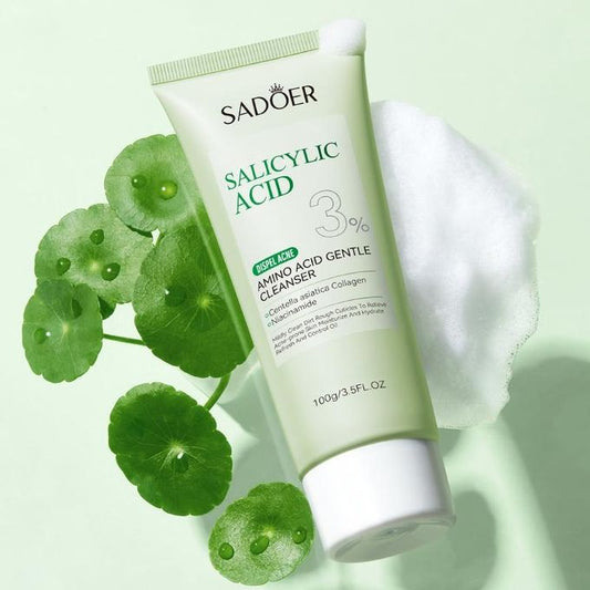 SADOER Salicylic Acid 3%, Amino Acid Gentle Anti Acne Face Cleanser