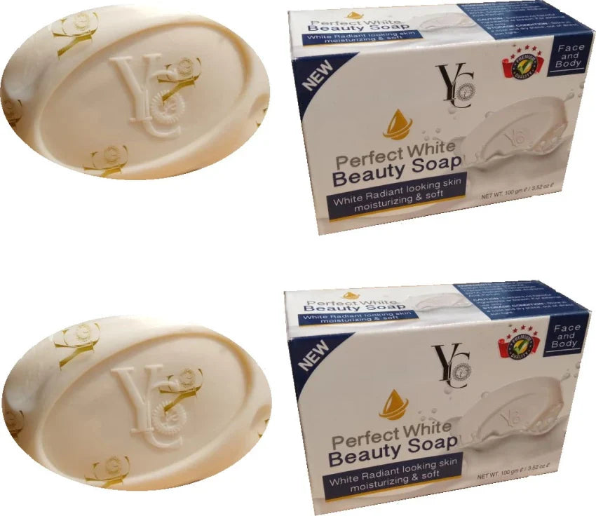 YC Perfect White Beauty Soap for soft skin, 100 g