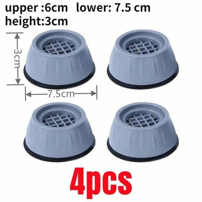 4pcs Universal Shock & Noise Cancelling Anti-Vibration Pads