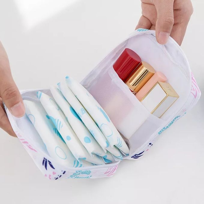 Sanitary Pad Pouch Bag Coin Purse & Tampon Holder