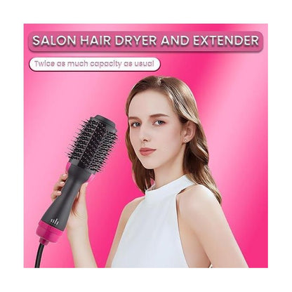 4-in-1 Hair Dryer Brush – One Step Blow Dryer, Styler, Straightener & Curler