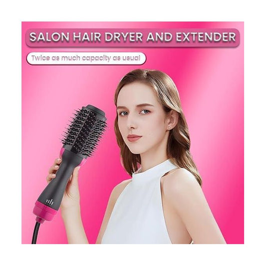 4-in-1 Hair Dryer Brush – One Step Blow Dryer, Styler, Straightener & Curler