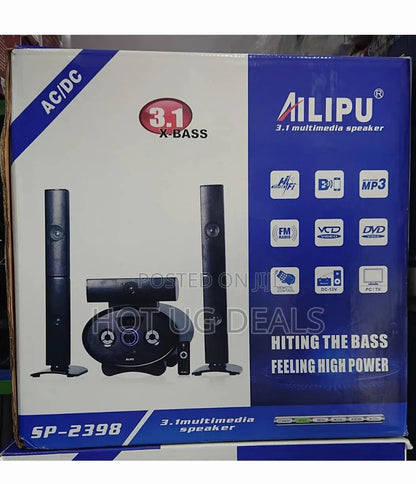 Alip QUALITY KL-6302AD 3.1 High Power Multimedia Home Theater System