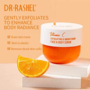 DR. RASHEL Vitamin C Exfoliating & Brightening Face & Body Scrub