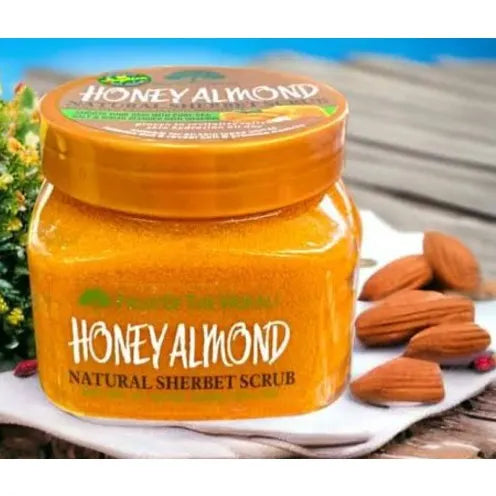 Fruit of the Wokali Honey Almond Natural Sherbet Scrub