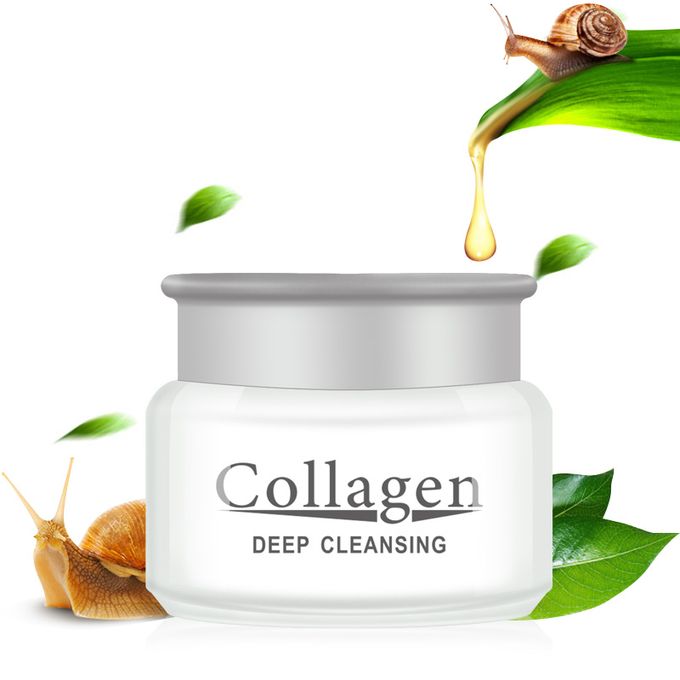 Try Me Collagen Deep Cleansing Snail Whitening Cream 80g