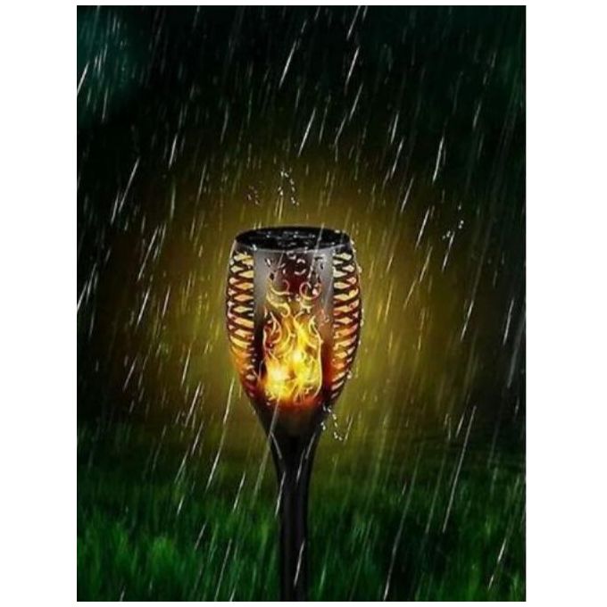 Solar Powered Flame Garden Light – Waterproof with Automatic Light Sensor