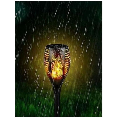 Solar Powered Flame Garden Light – Waterproof with Automatic Light Sensor