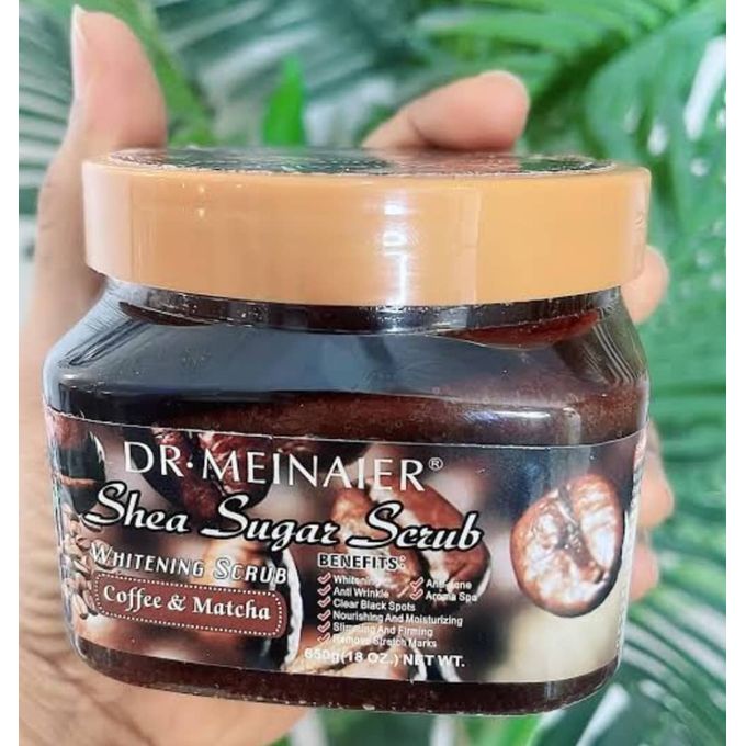 Dr Meinaier Shea Sugar( Coffee & Matcha) Whitening Scrub- 650G