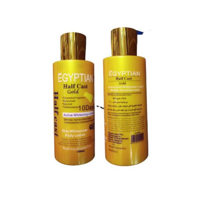 Egyptian Half Cast Gold 10 Days Active Whitening Body Lotion – 400ml