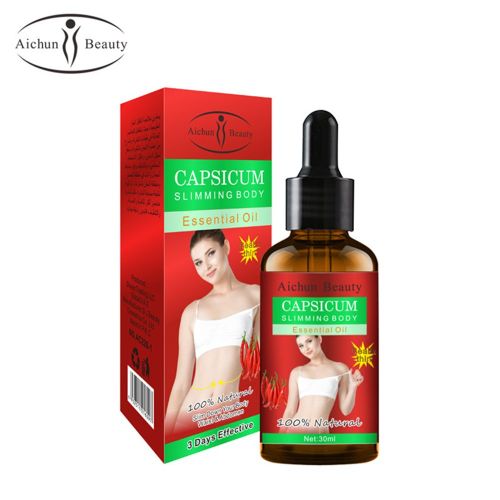 Aichun Beauty 100% Natural CAPSICUM Slimming Body Essential Oil - 30ml