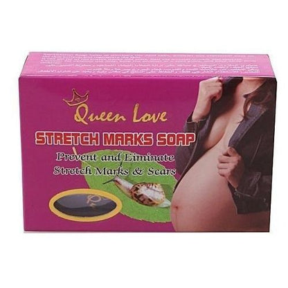 Queen Love Stretch Marks Soap Prevents & Eliminates Stretch Marks & Scars-135G