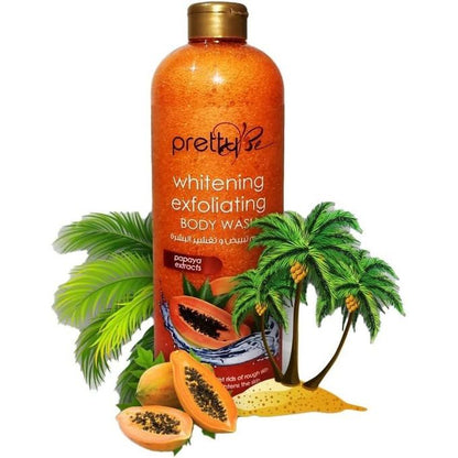 Pretty Be Brightening Exfoliating Body Wash Papaya Extracts