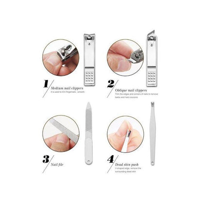 TOUPHY Manicure Nail Clippers Kit Pedicure Set - 19pcs