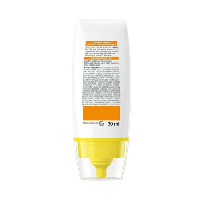 Garnier SkinActive Super UV Invisible Sunscreen SPF50 with Vitamin C