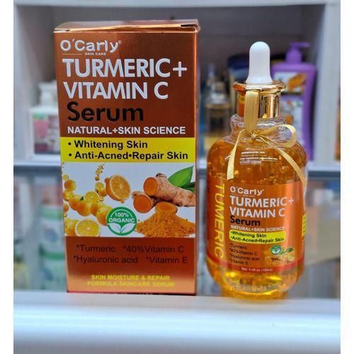 Ocarly Turmeric & Vitamin C Brightening Serum + Free Gloves