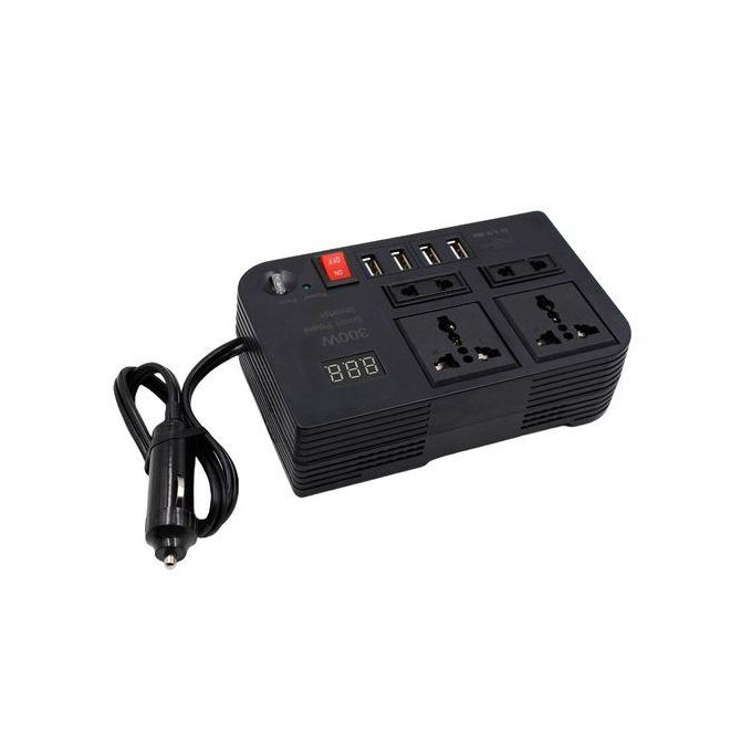 300W Car Power Inverter – DC 12V to AC 220V