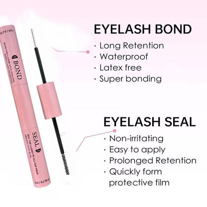 Cluster Eyelashes – 40D Volume with Human Hair Feeling + Bond Glue