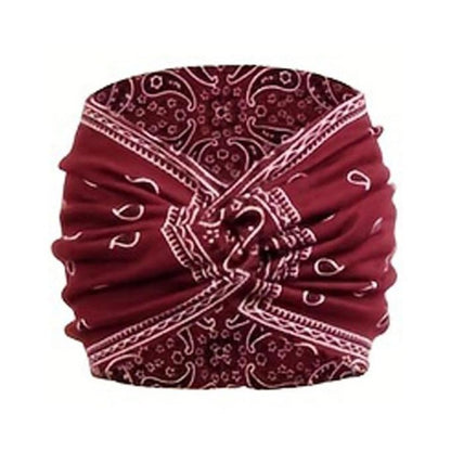 2pcs/Pack Bohemian Soft Twist Knotted Wide Edge Headband – Women’s Turban Style