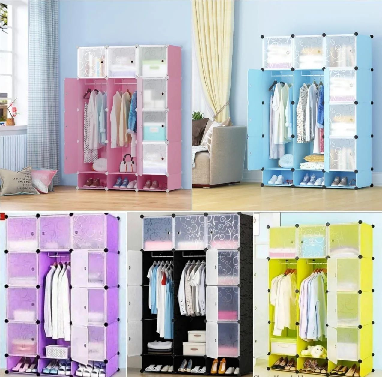 🔥 HOME DEAL — 3-Column Plastic Wardrobe | Organise Your Space + Durable Build + Easy Assembly | KSh 11,000
