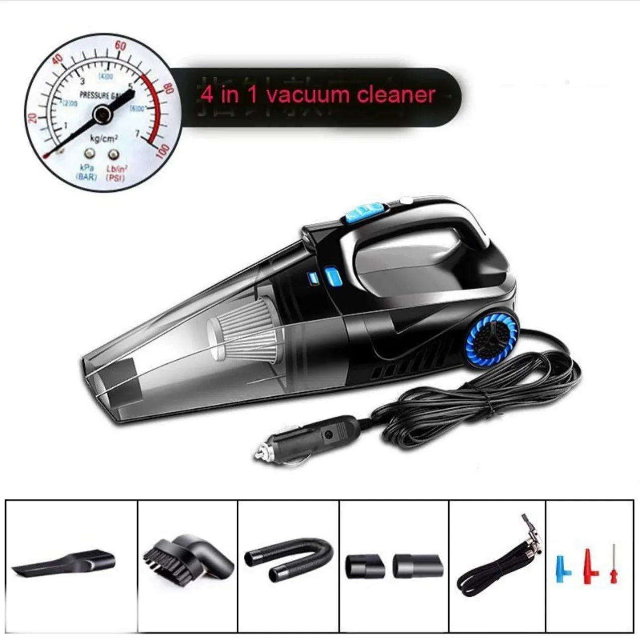 4 in one car vacuum cleaner