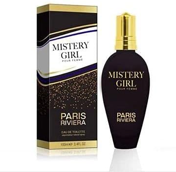 Paris Riviera Mystery Girl Black Eau De Toilette EDT Spray 3.4 oz (100 ml)