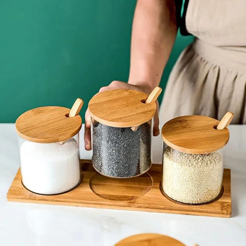 3pc Spice Jar Set