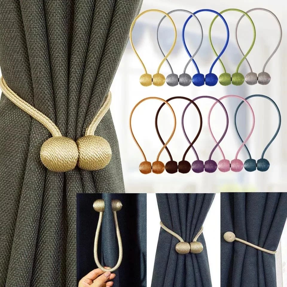 2pc Magnetic Curtain Holder