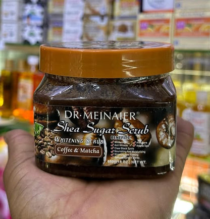 Dr Meinaier Shea Sugar( Coffee & Matcha) Whitening Scrub- 650G