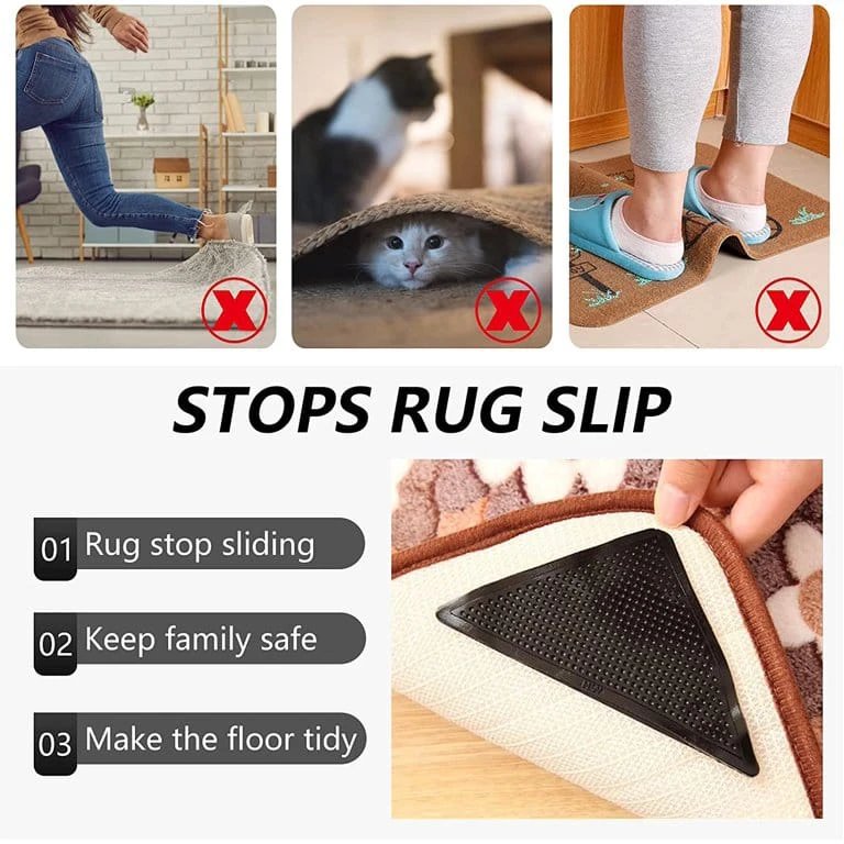 4pc Carpet silicone grippers