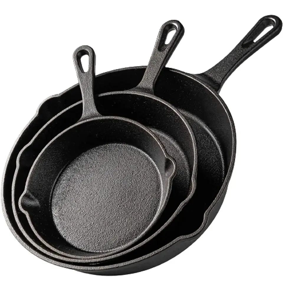 4pc Cast Iron Skillet Set