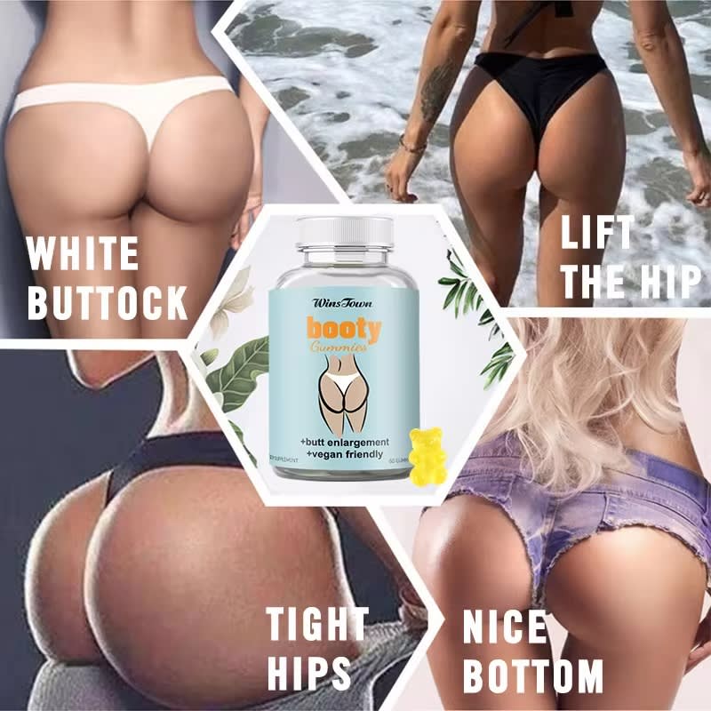 Wins Town factory herbal Buttock Gummies Organic Beauty Butt Hip Booster Gummy BBL Butt Enhancement