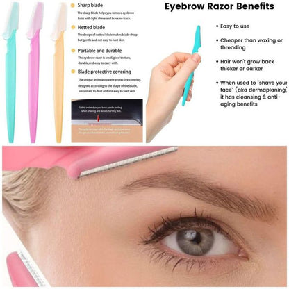 Tinkle Eyebrow Razor Hair Trimmer Shaver – Facial Dermaplaning Razor