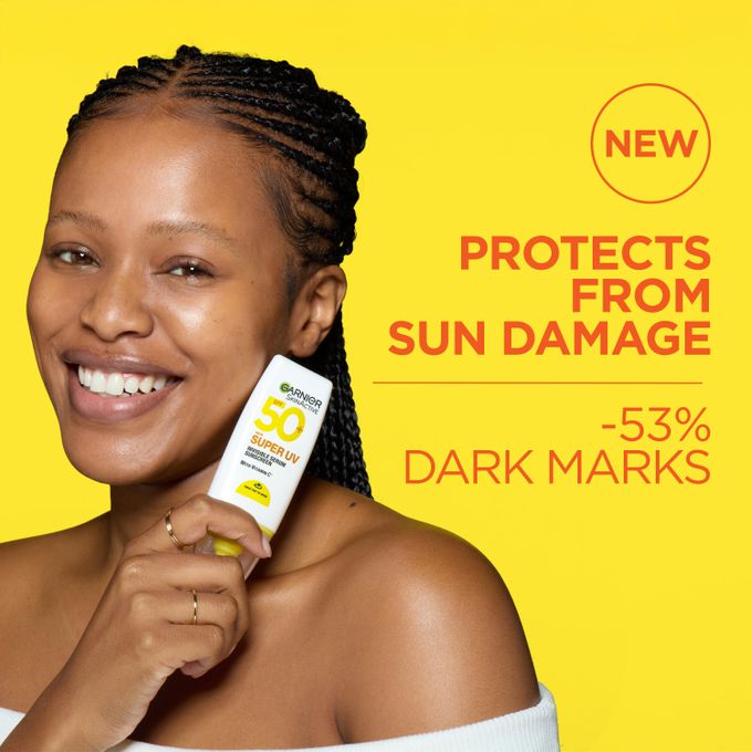 Garnier SkinActive Super UV Invisible Sunscreen SPF50 with Vitamin C