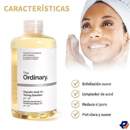🔥 LIMITED DEAL — The Ordinary Glycolic Acid 7% Toning Solution 240ml | Exfoliates + Brightens + Evens Skin Texture | KSh 2,500