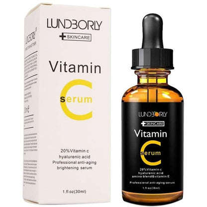 Lundborly Vitamin C Face Serum Anti-aging Anti-wrinkle Firming