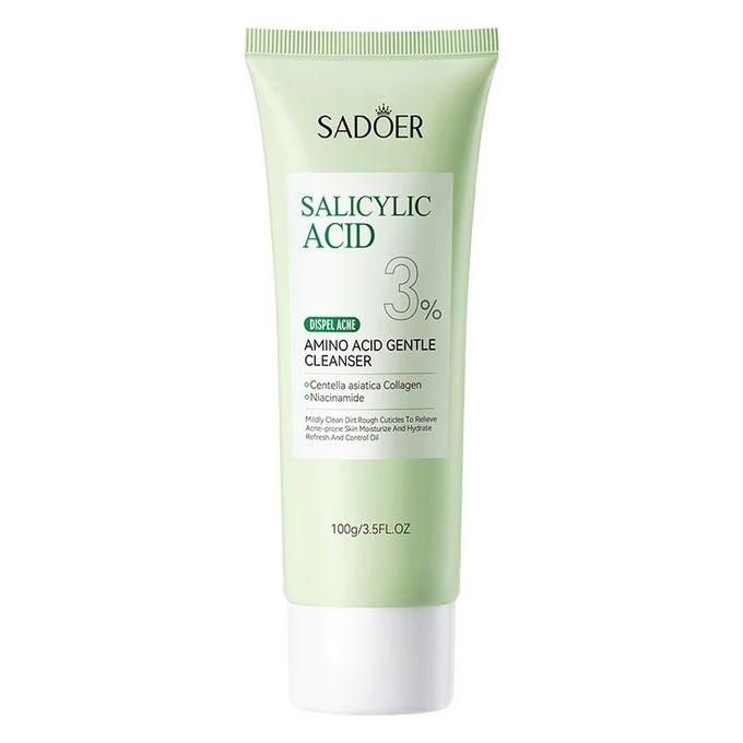 SADOER Salicylic Acid 3%, Amino Acid Gentle Anti Acne Face Cleanser