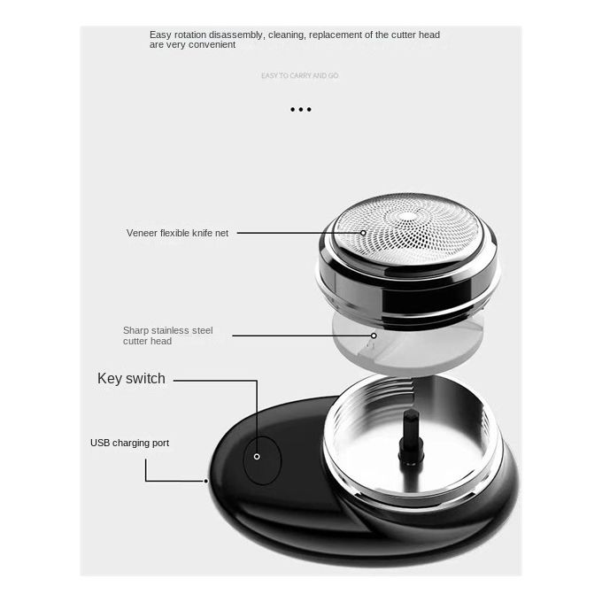 New Portable Mini Rechargeable Electric Shaver