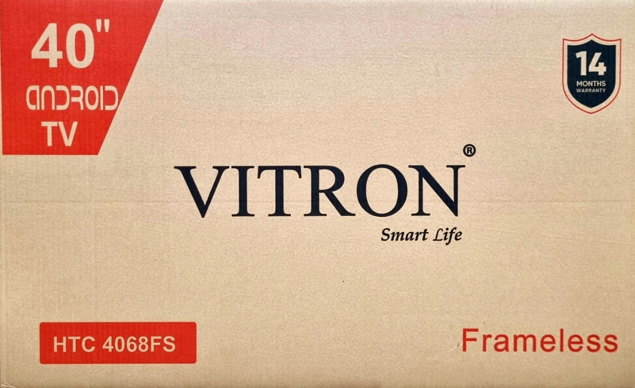 Vitron 40″ Smart Android TV – Full HD with Built-in Wi-Fi
