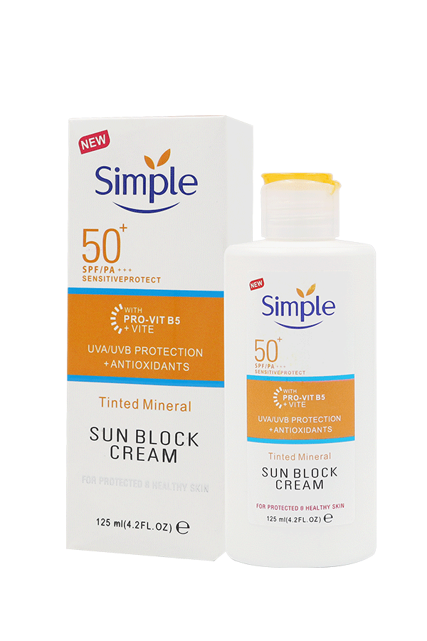 Simple Facial Sunscreen Sensitive Protect SPF50+ PA+++ – 125ml