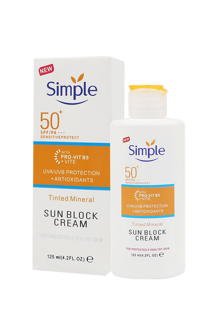 Simple Facial Sunscreen Sensitive Protect SPF50+ PA+++ – 125ml