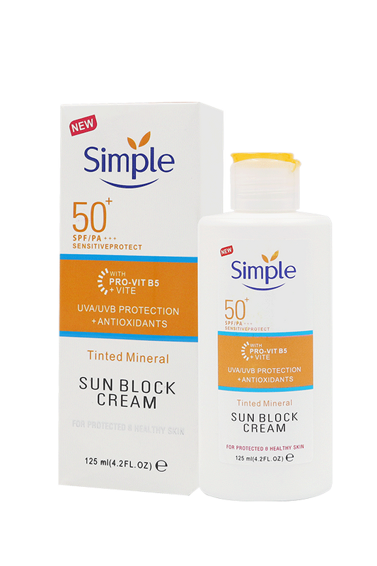 Simple Facial Sunscreen Sensitive Protect SPF50+ PA+++ – 125ml