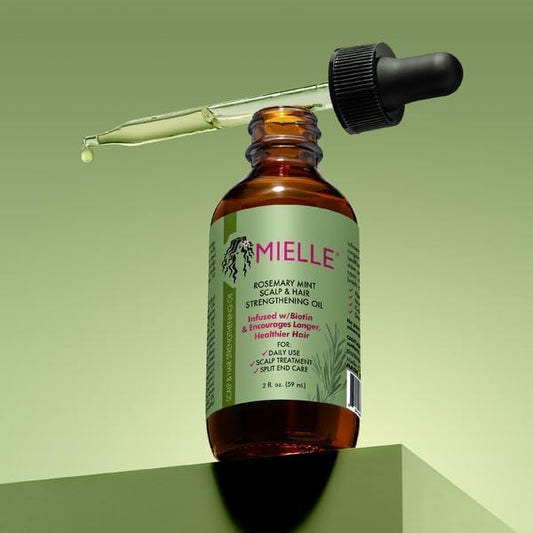 Mielle Rosemary Mint Scalp Hair Strengthening Oil Nourishes And Strengthens Scalp Repair Split Ends Hair Essential Oil