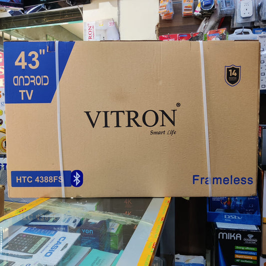 Vitron 43″ Smart Android Frameless TV with Bluetooth