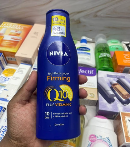 NIVEA Q10 Firming Rich Body Lotion with Vitamin C (250ml)